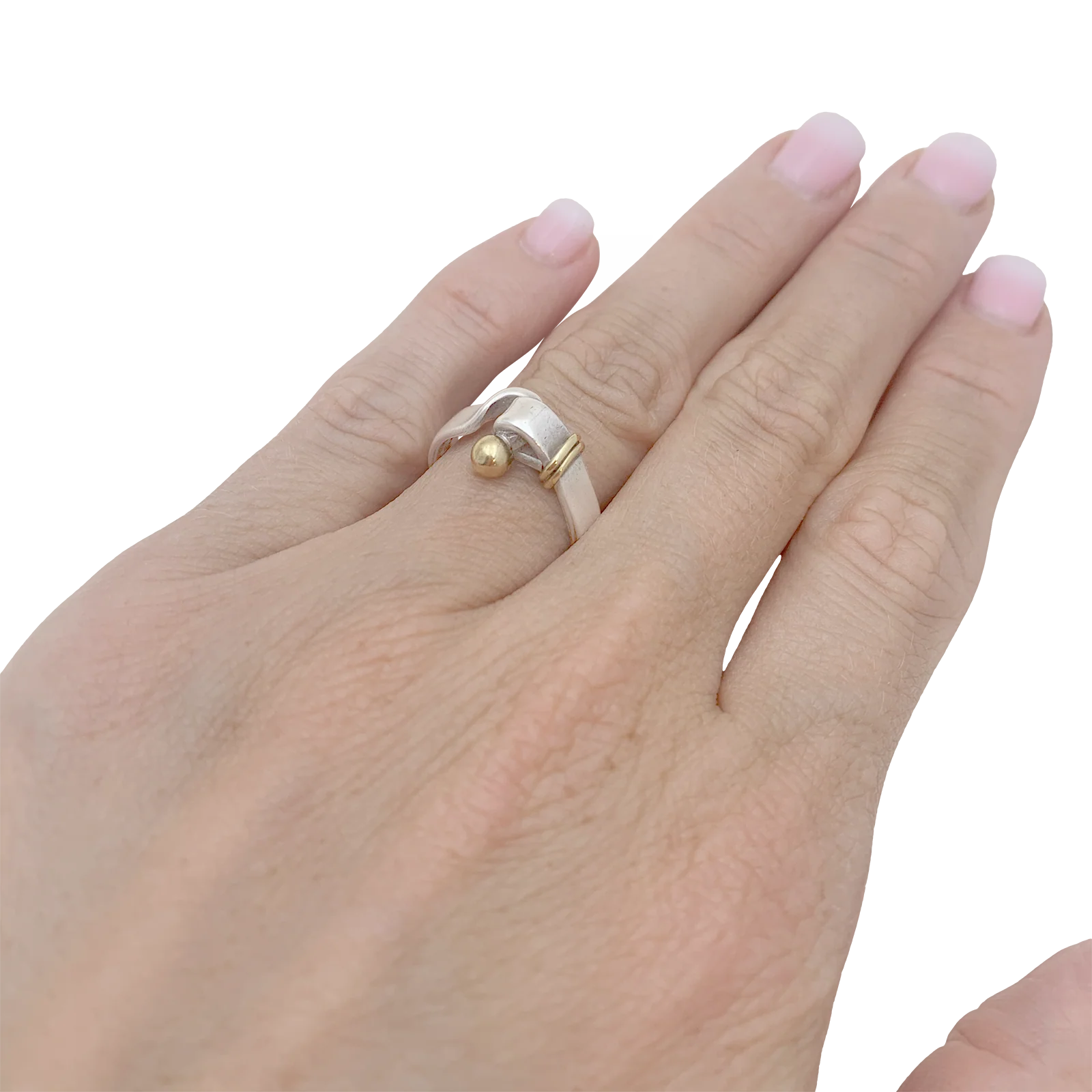 Bague Tiffany & Co., or jaune, argent. - Image 5