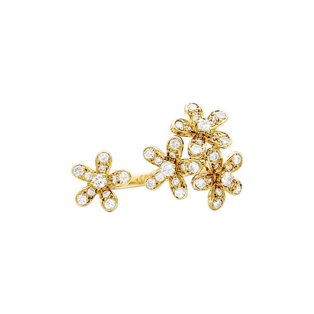 Bague Van Cleef & Arpels, "Socrate", or jaune et diamants. - Image 2