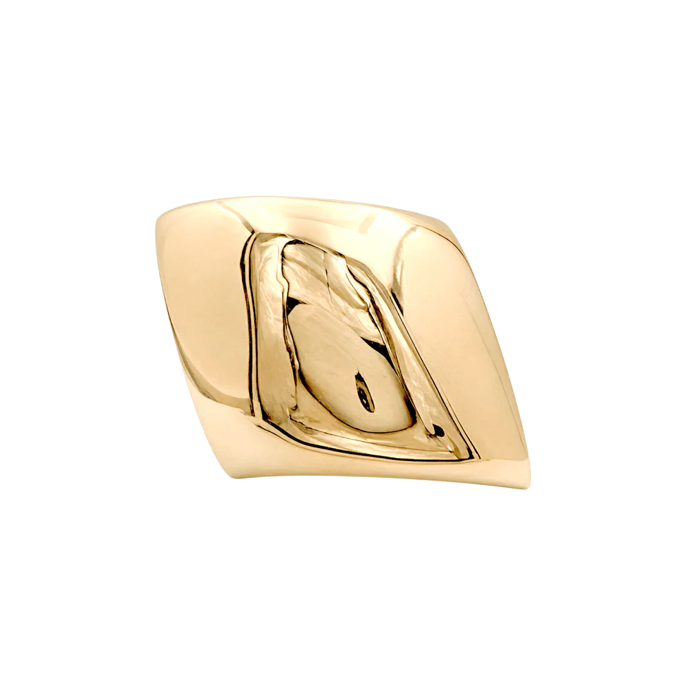 Bague Vhernier, or jaune.