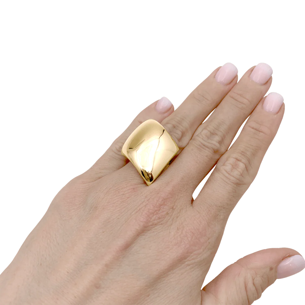 Bague Vhernier, or jaune. - Image 5
