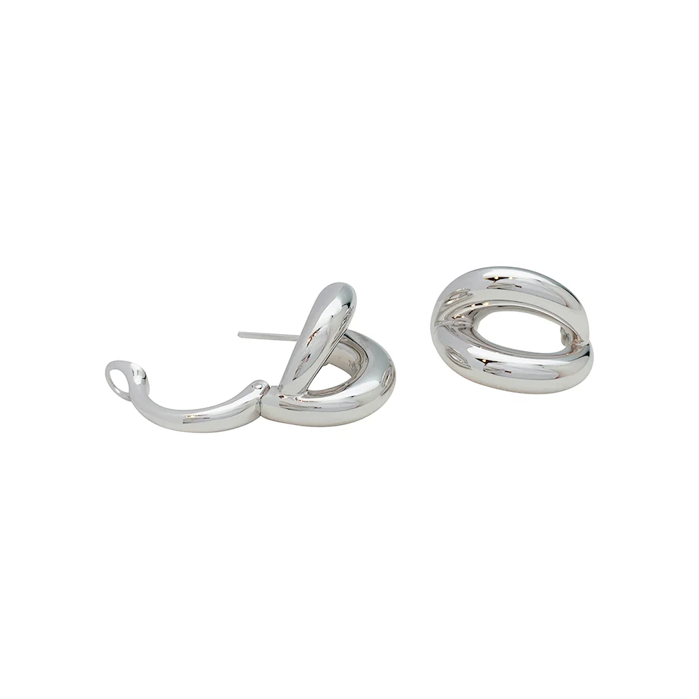 Boucles d'oreilles Mauboussin, "Twins", or blanc. - Image 3