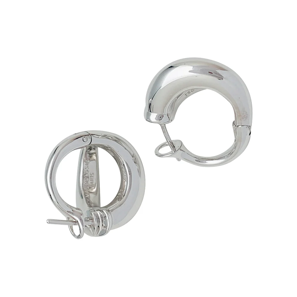 Boucles d'oreilles Mauboussin, "Twins", or blanc. - Image 4