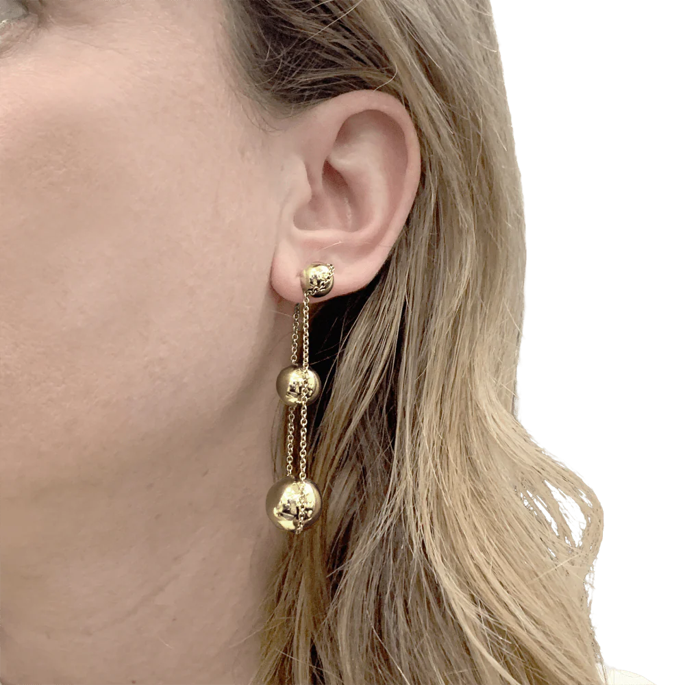 Boucles d'oreilles Tiffany & Co., "HardWear Drop Ball", or jaune. - Image 6