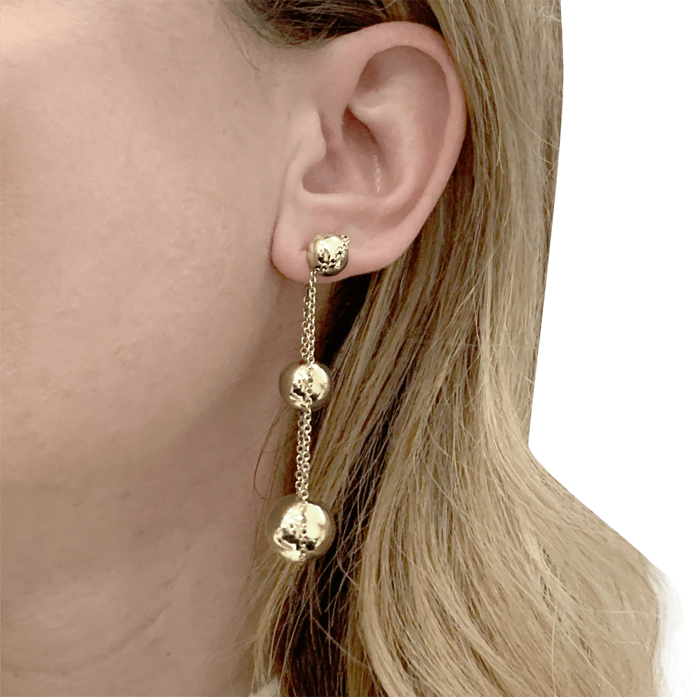 Boucles d'oreilles Tiffany & Co., "HardWear Drop Ball", or jaune. - Image 7