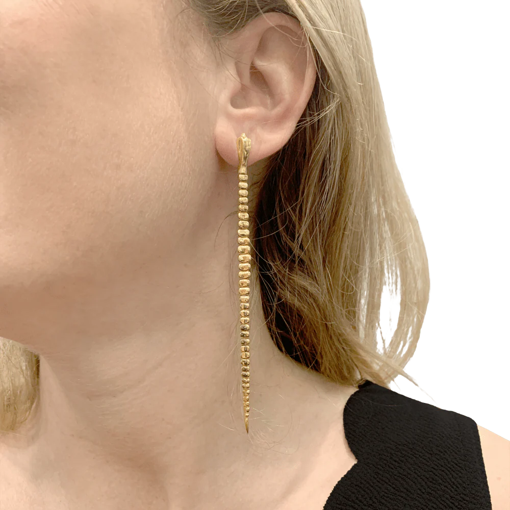 Boucles d'oreilles TIFFANY & CO x Elsa Peretti, « Snake » », or jaune. - Image 5