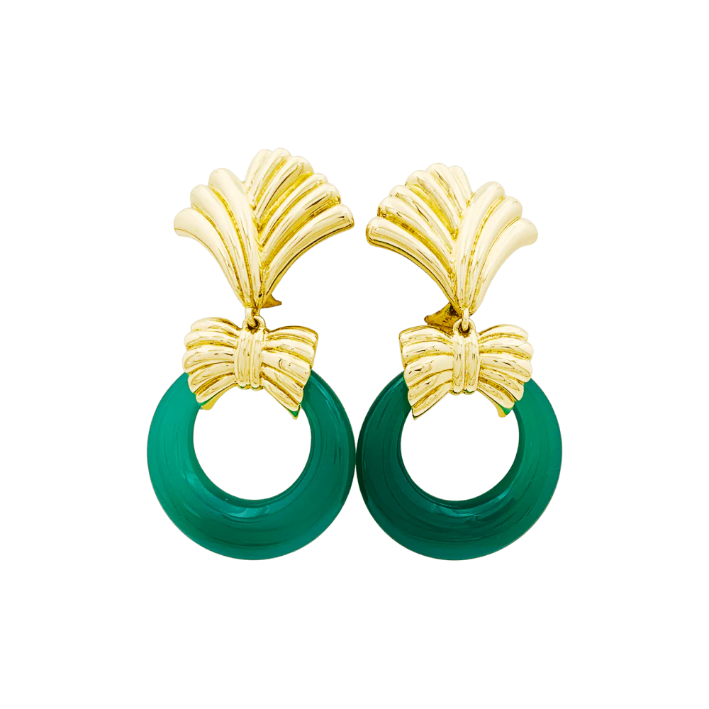Boucles d'oreilles transformables Van Cleef & Arpels, or jaune, pierres de couleur. - Image 6