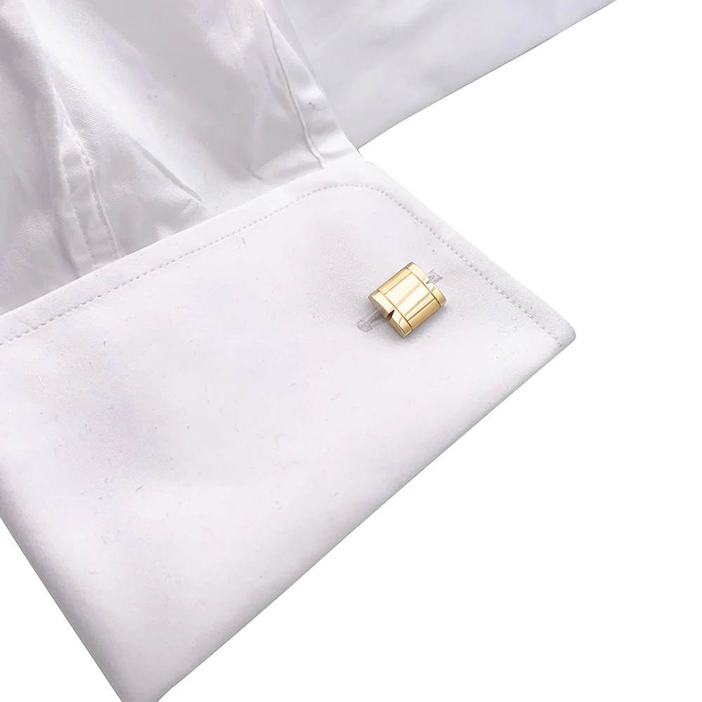 Boutons de manchette Cartier "Tank française", or jaune. - Image 6