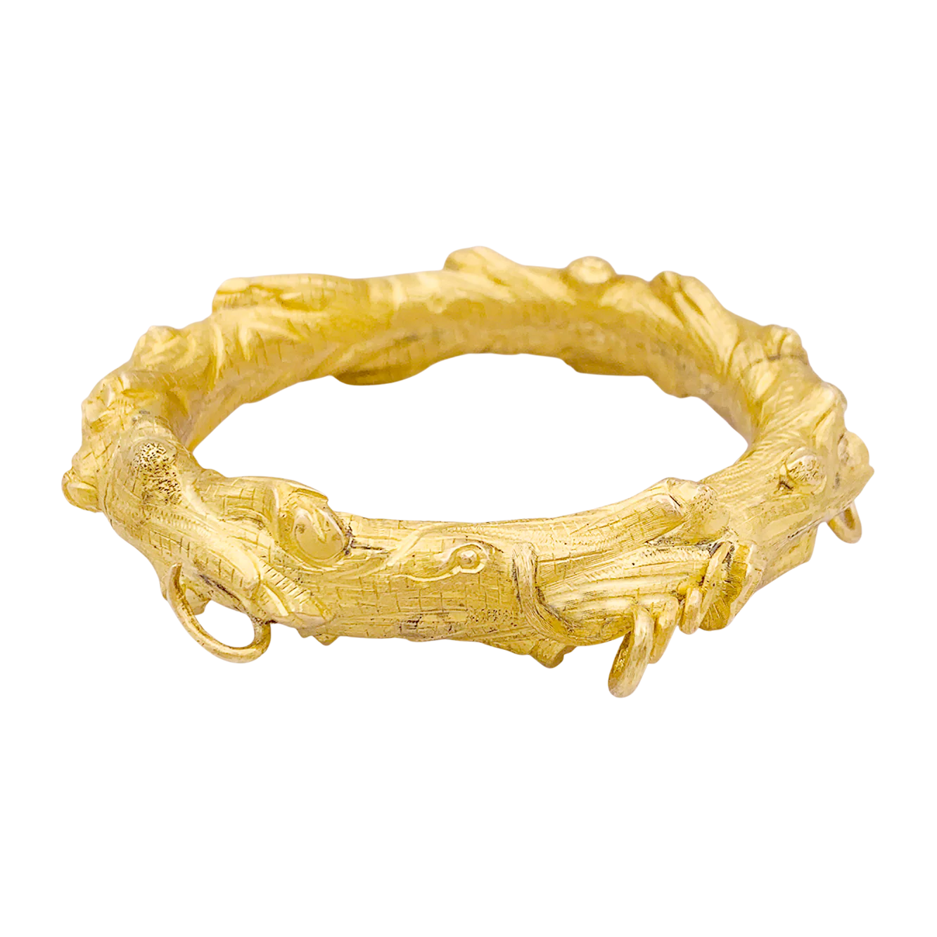 Bracelet "Branche de Chêne" or jaune. - Image 5