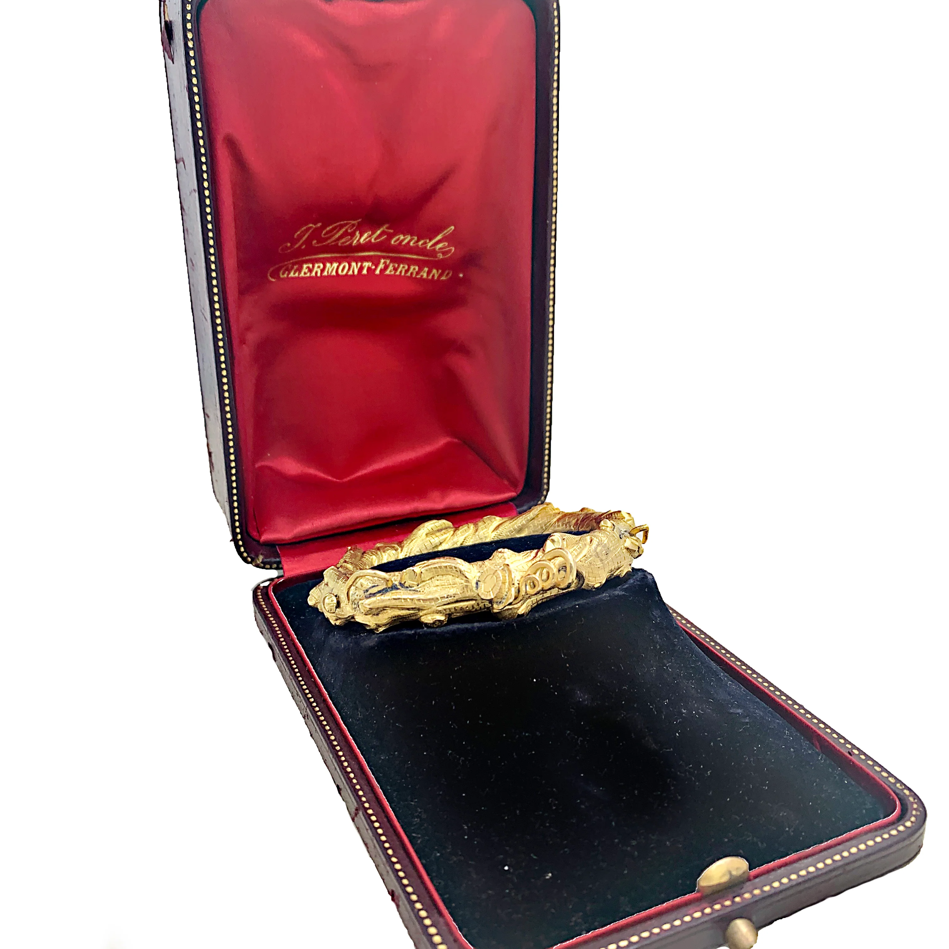 Bracelet "Branche de Chêne" or jaune. - Image 7