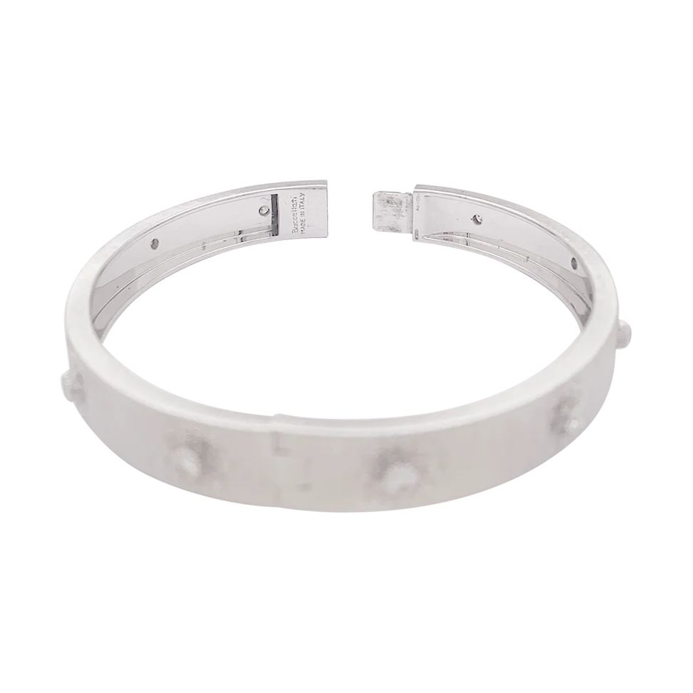 Bracelet Buccellati "Macri Classica" or blanc, diamants. - Image 3