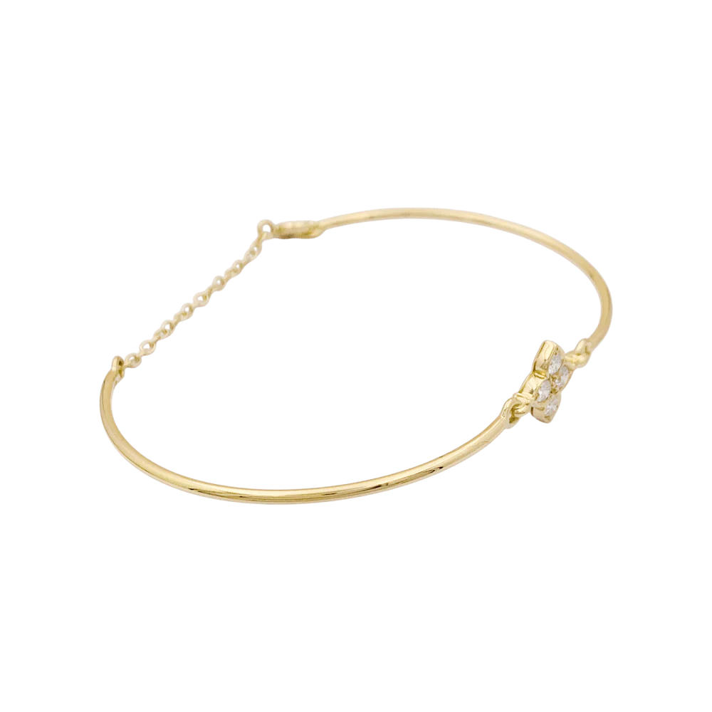 Bracelet Cartier, "Inde Mystérieuse", or jaune, diamants. - Image 2