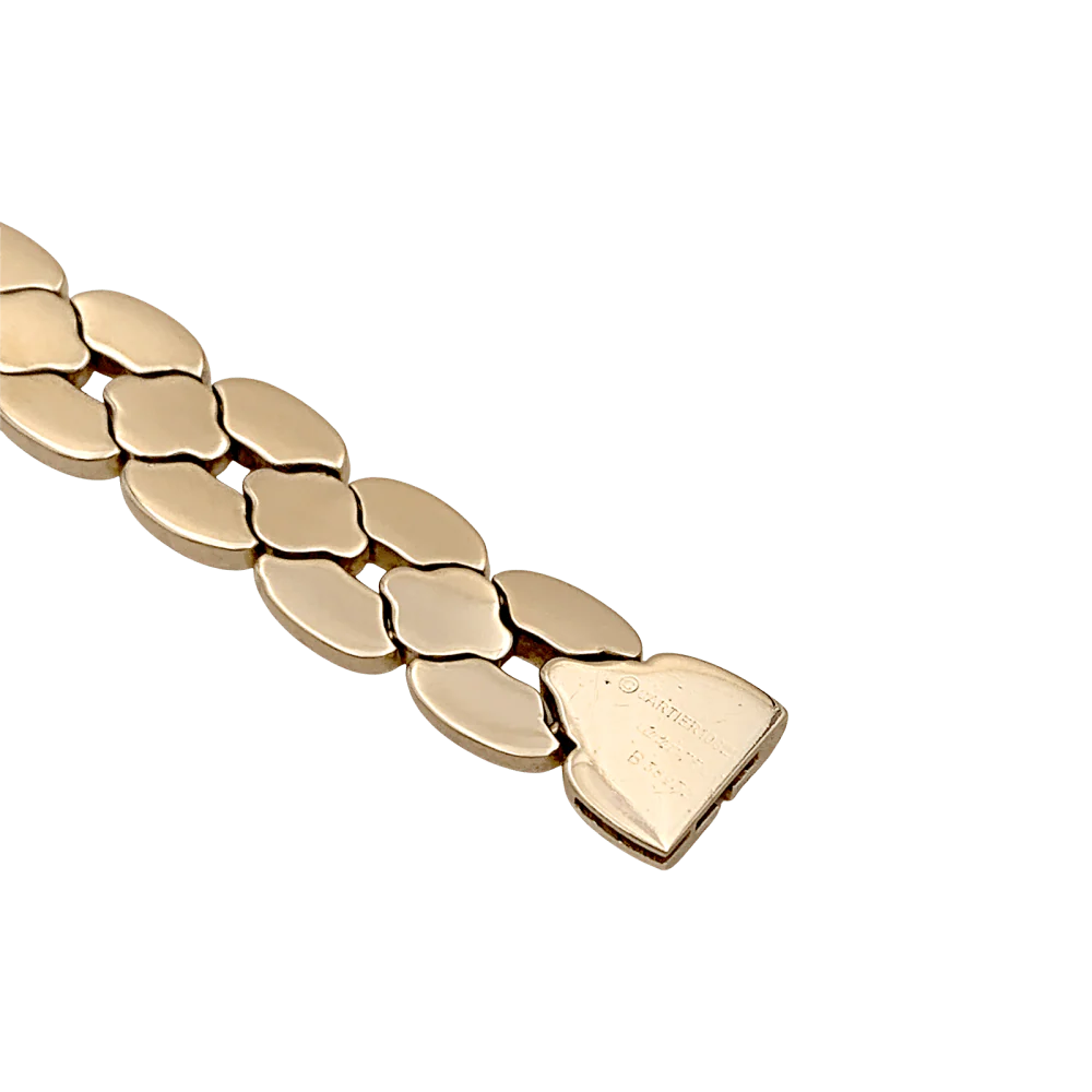 Bracelet Cartier, "Margot", or jaune. - Image 3