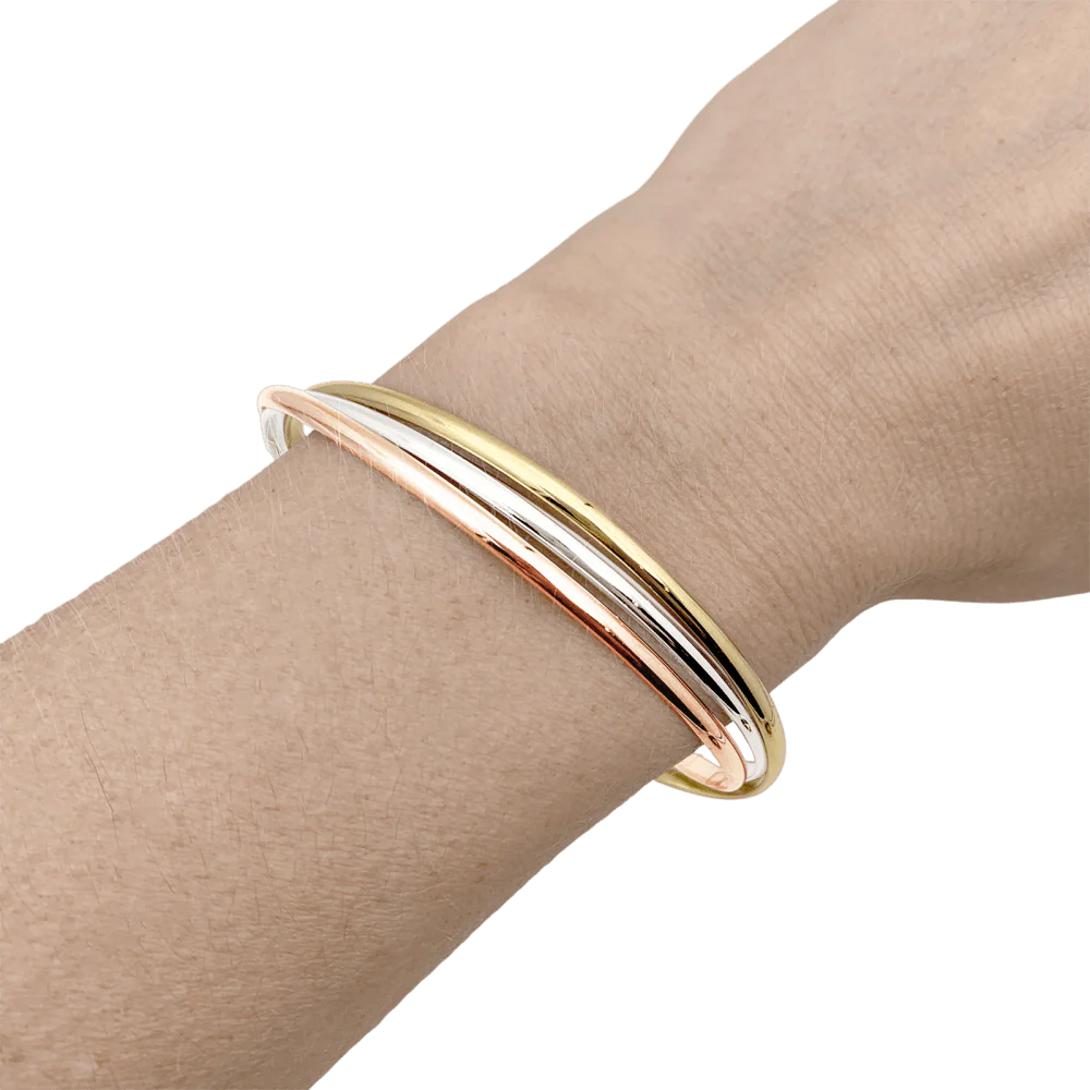 Bracelet Cartier, "Trinity", 3 ors, petit modèle. - Image 5