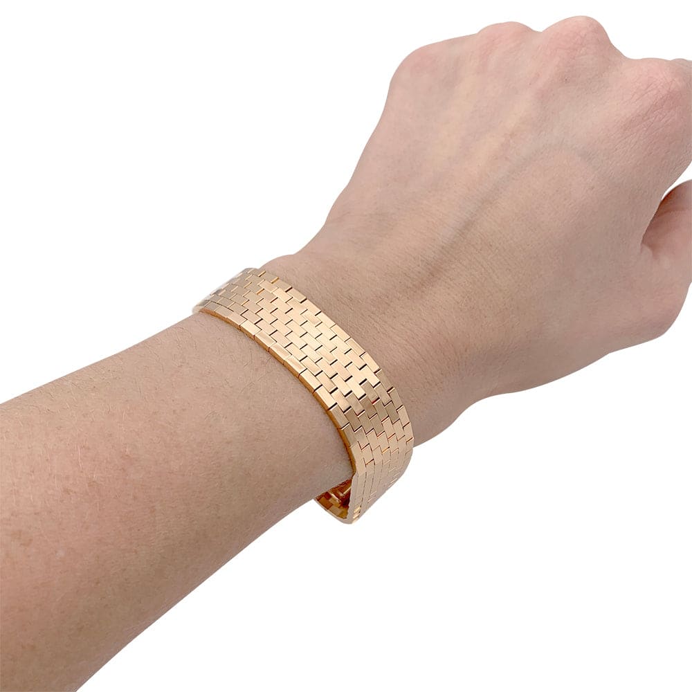 Bracelet Chaumet, "Boléro", or rose. - Image 6