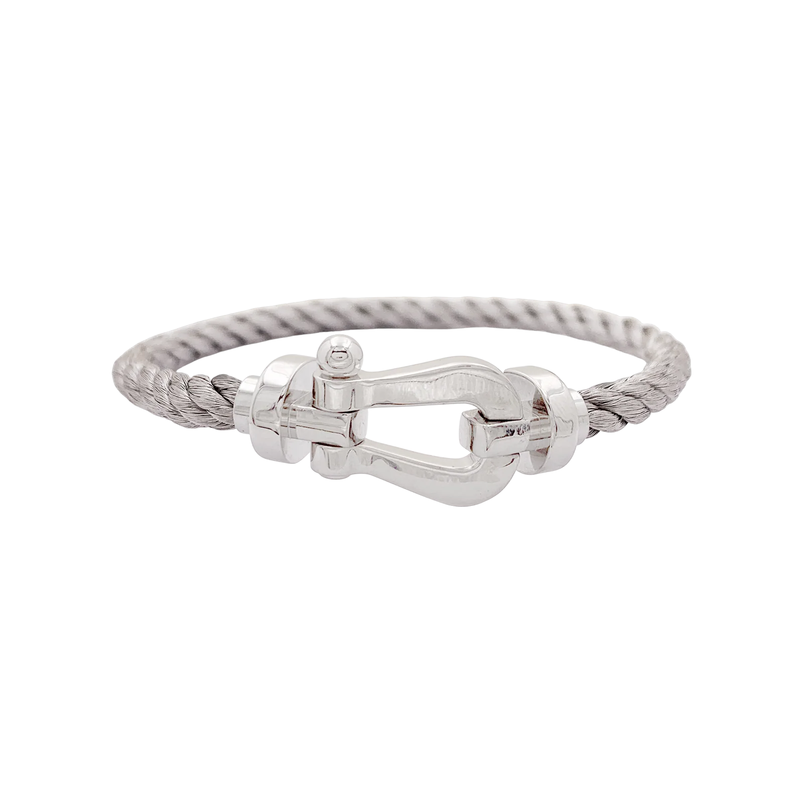 Bracelet Fred, "Force 10", or blanc, acier.
