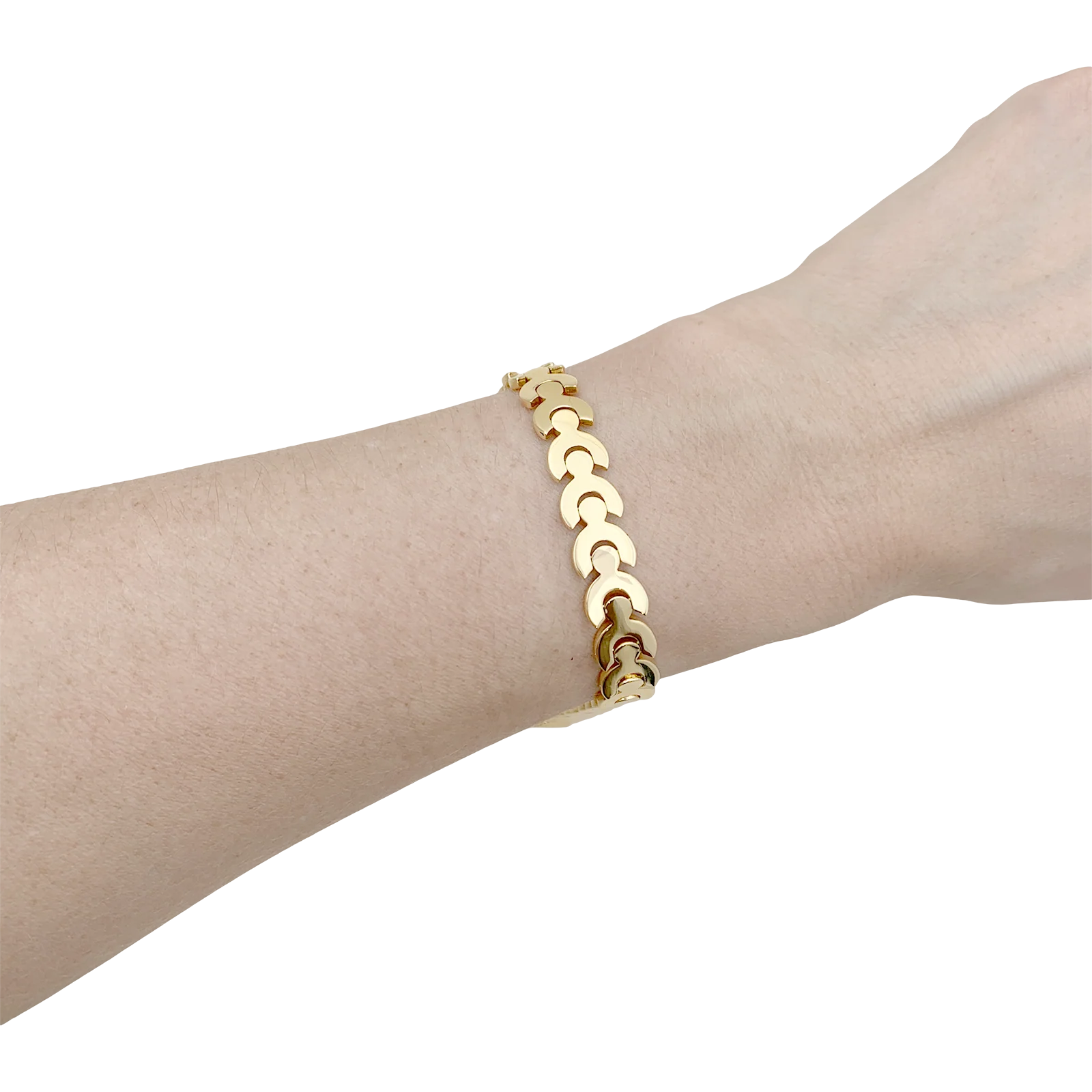 Bracelet FRED, or jaune. - Image 4