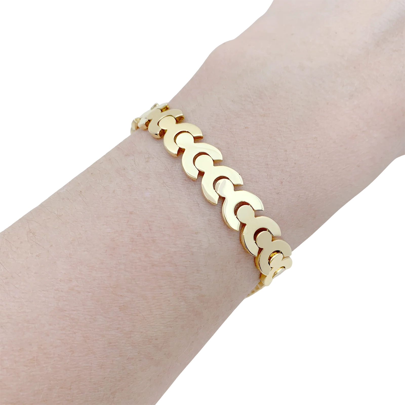Bracelet FRED, or jaune. - Image 5