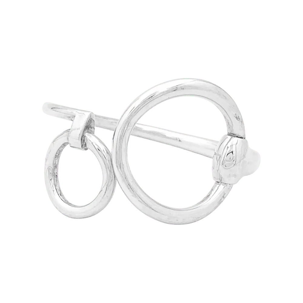 Bracelet Hermès, argent.
