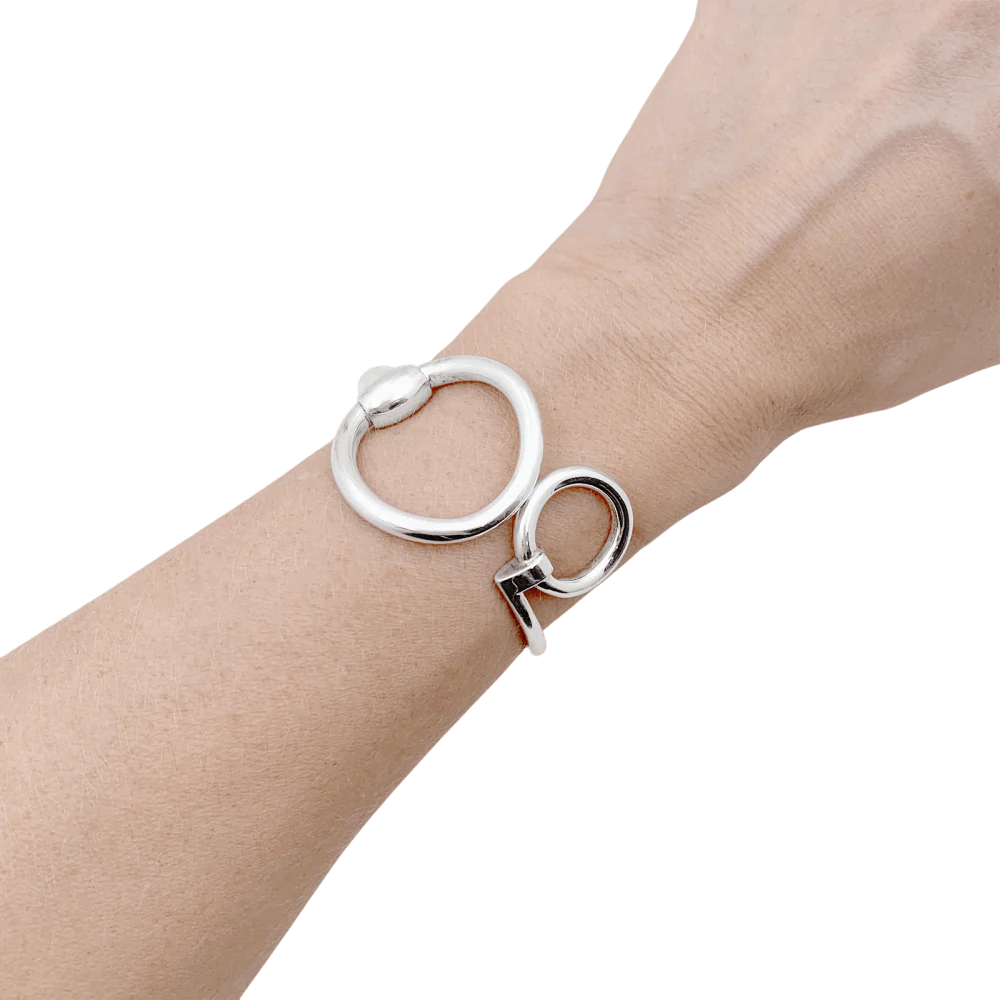 Bracelet Hermès, argent. - Image 5