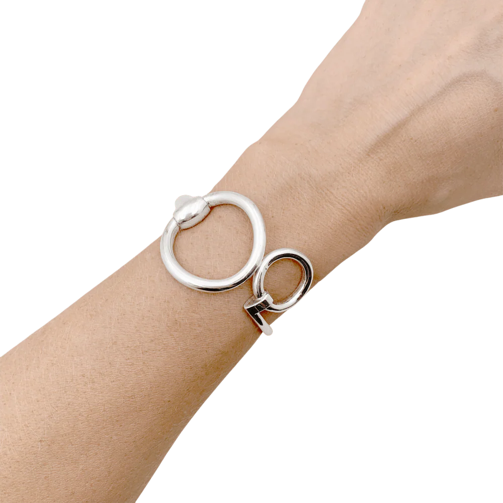Bracelet Hermès, argent. - Image 6