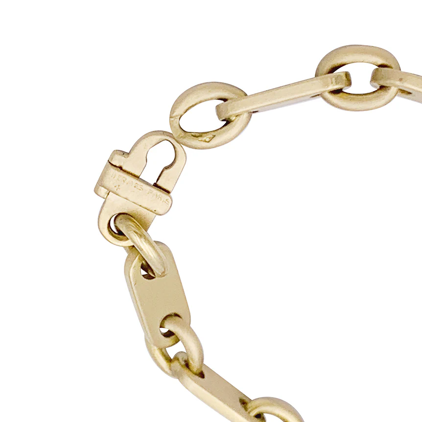 Bracelet Hermès or jaune. - Image 3