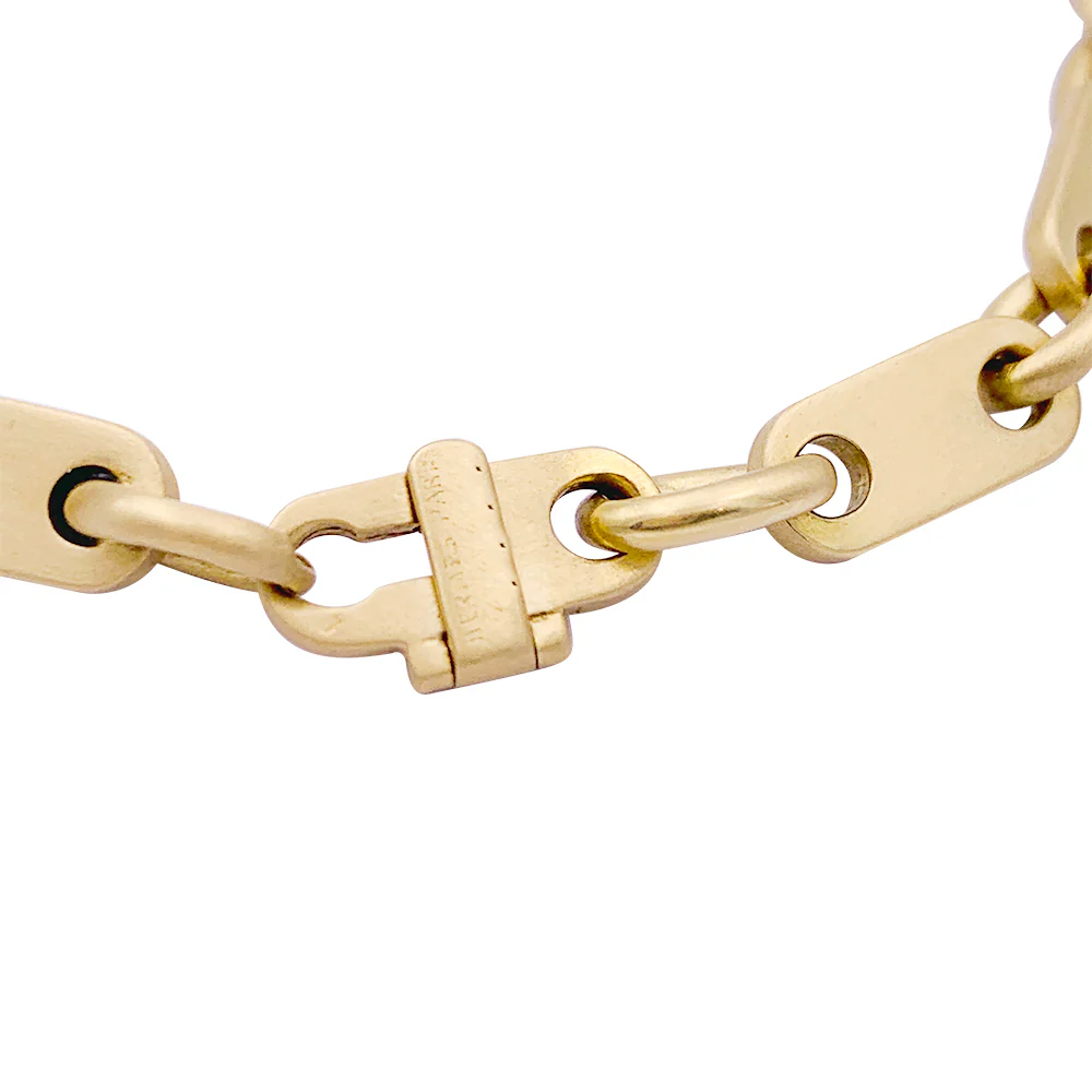 Bracelet Hermès or jaune. - Image 4