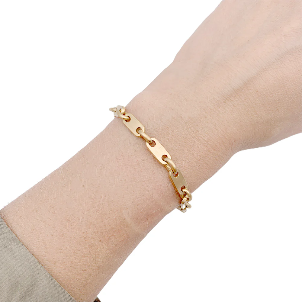 Bracelet Hermès or jaune. - Image 7