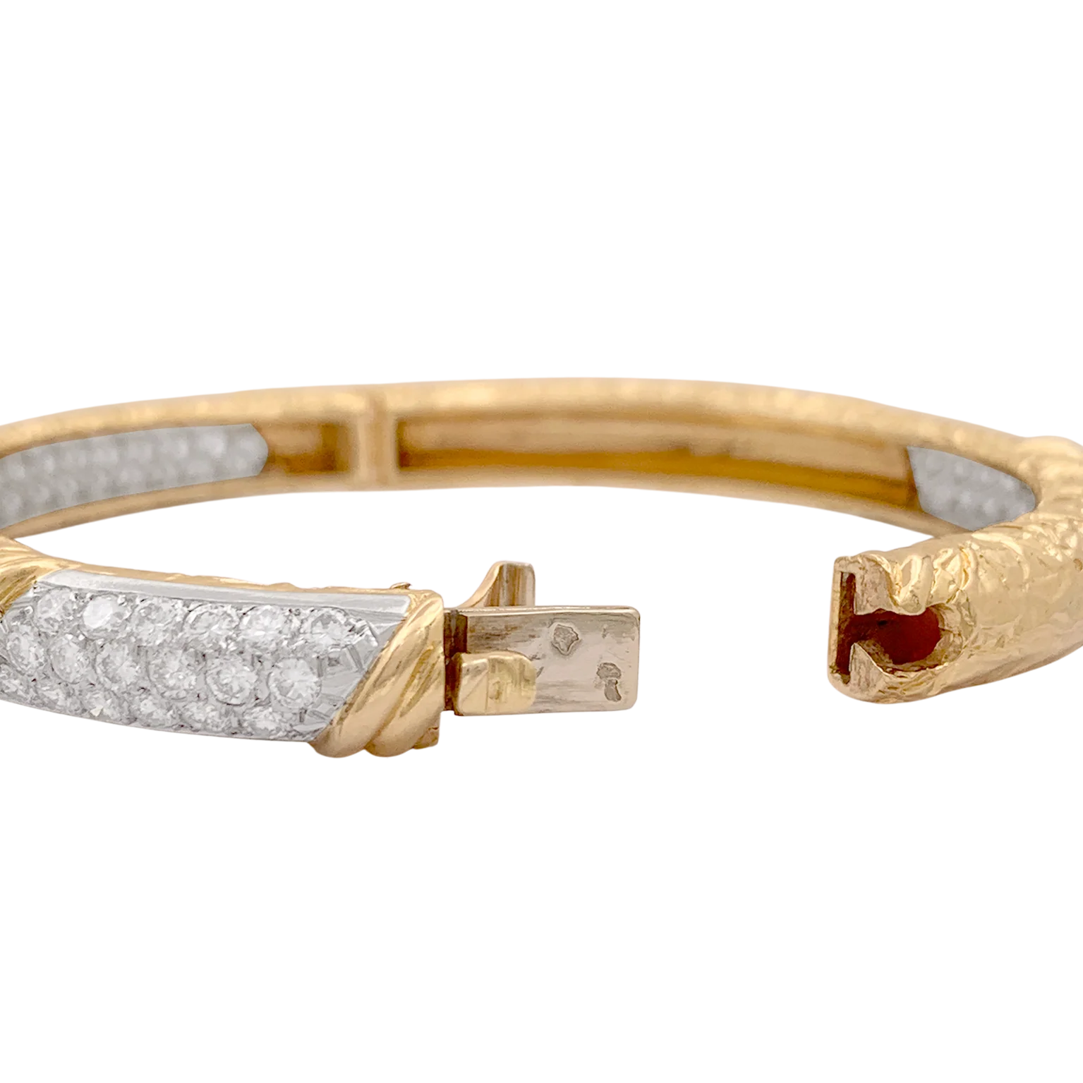Bracelet jonc Van Cleef & Arpels, or jaune et diamants - Image 3