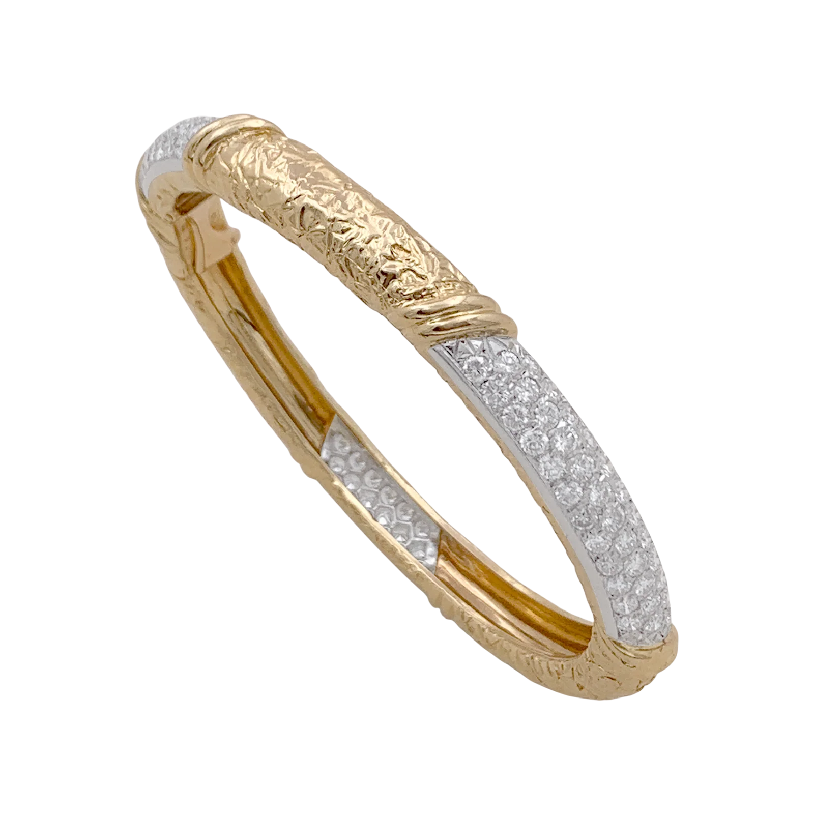Bracelet jonc Van Cleef & Arpels, or jaune et diamants - Image 5