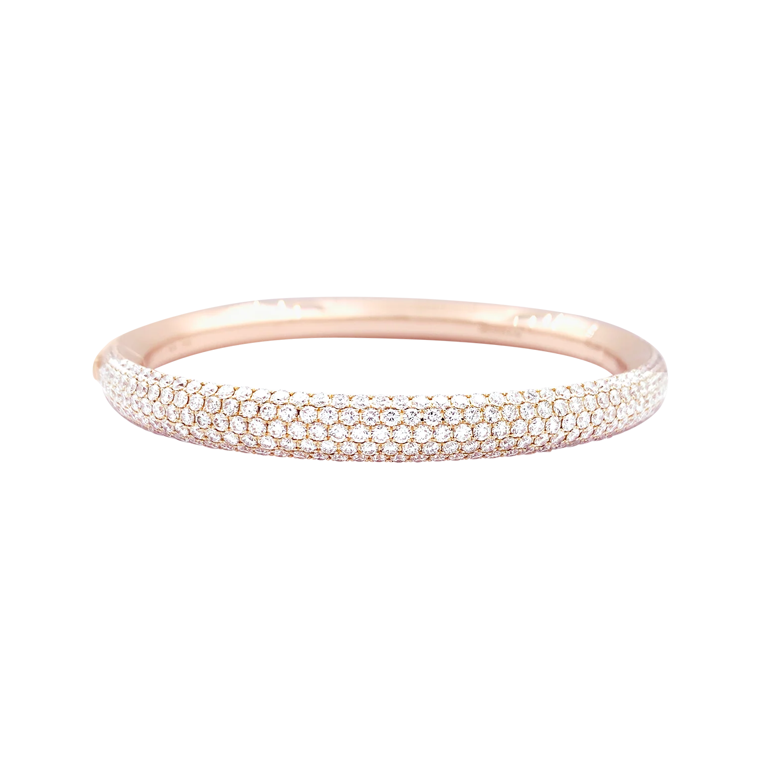 Bracelet Messika "Divine Enigma" or rose, diamants. - Image 3
