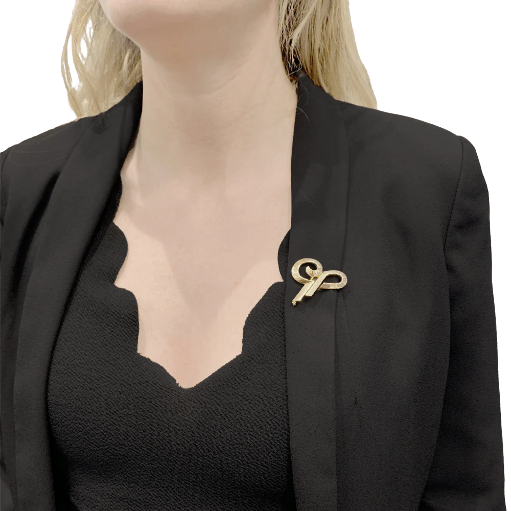 Broche Cartier, « Initiales », or jaune. - Image 5