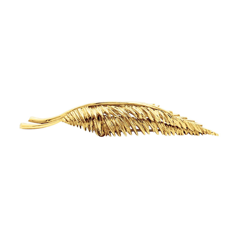 Broche Van Cleef & Arpels, "Plumes", or jaune. - Image 3