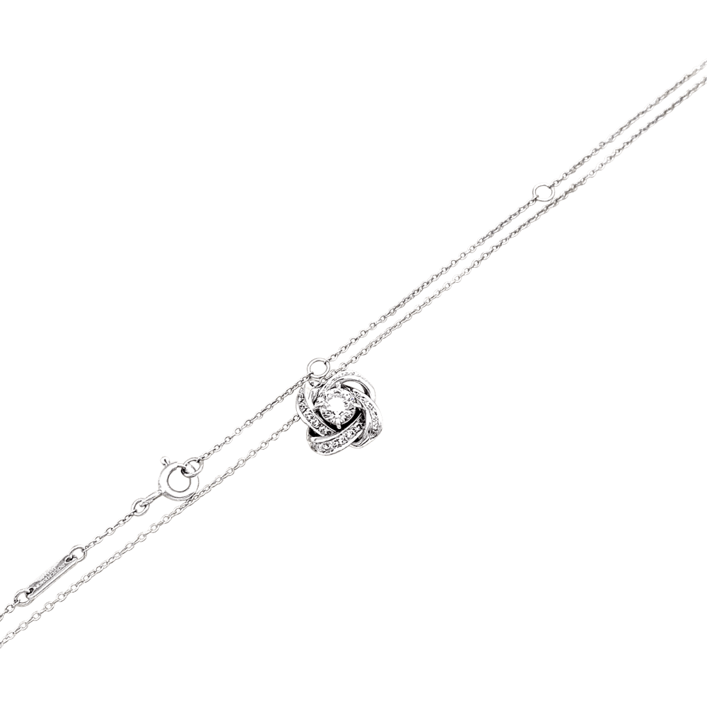 Collier Boucheron, « Ava Pivoine », or blanc, diamants. - Image 3