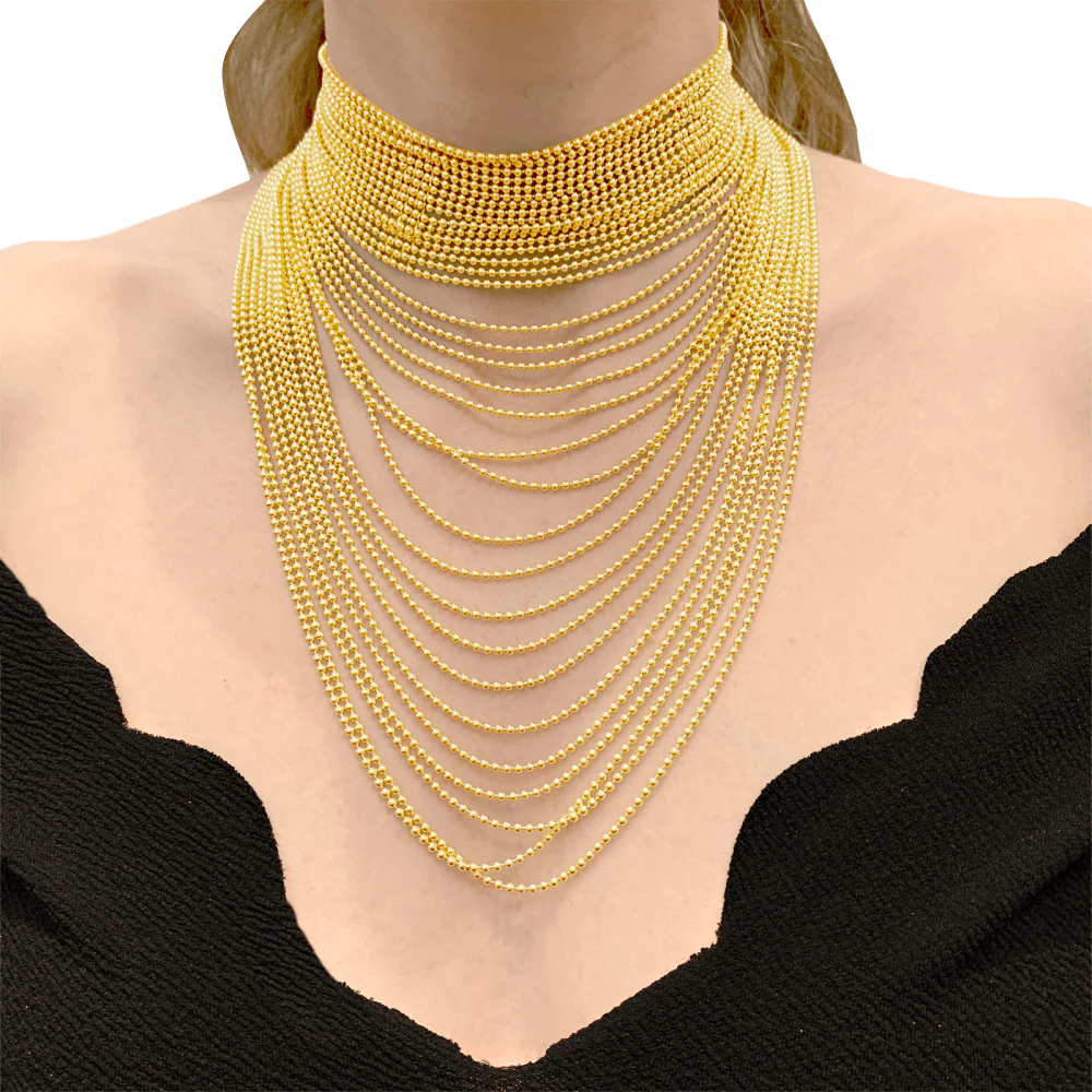 Collier Cartier, "Draperie", or jaune. - Image 7
