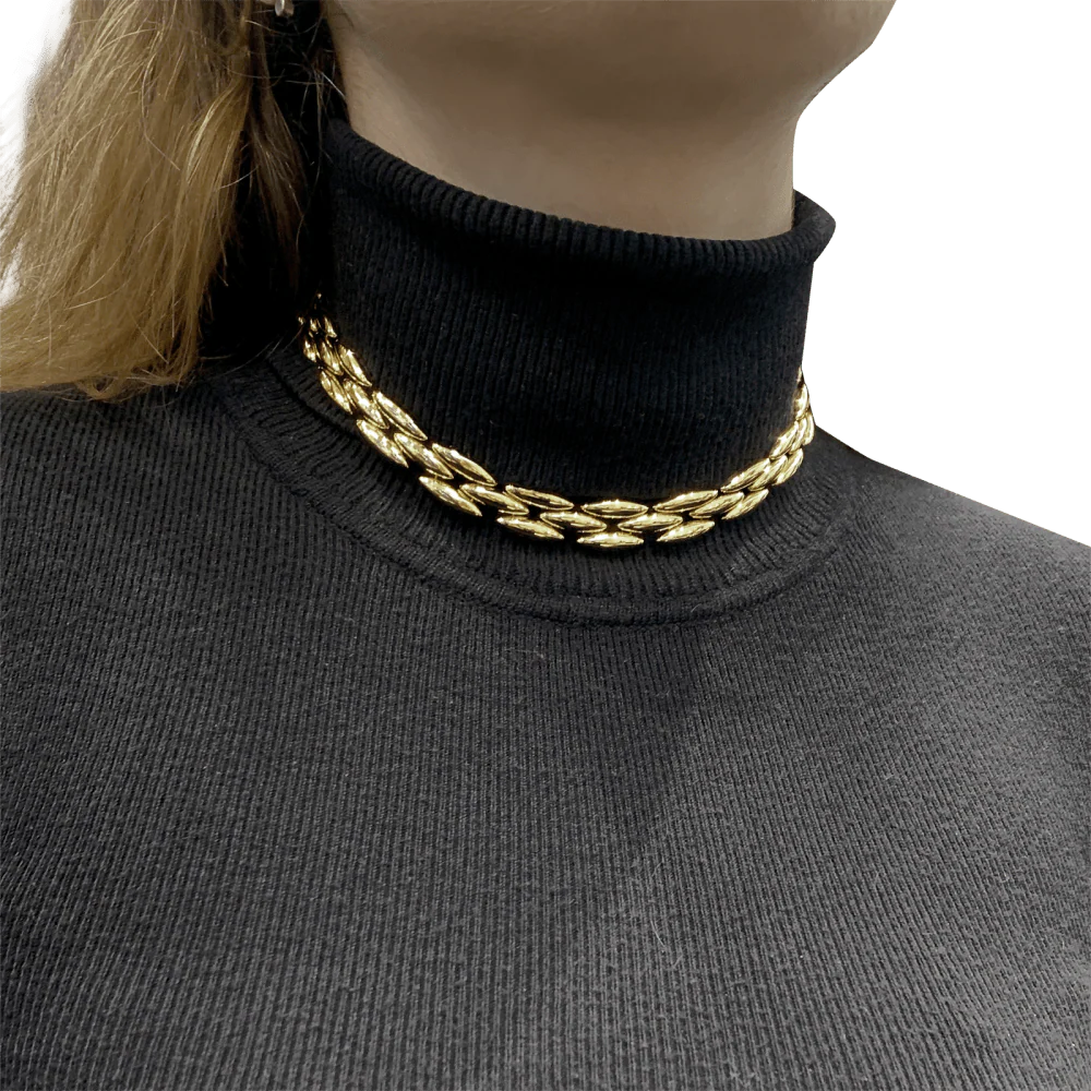 Collier Cartier, "Gentiane", or jaune. - Image 7