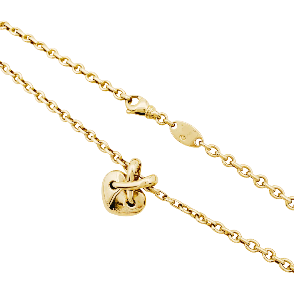 Collier Chaumet, "Coeur Liens", or jaune. - Image 4