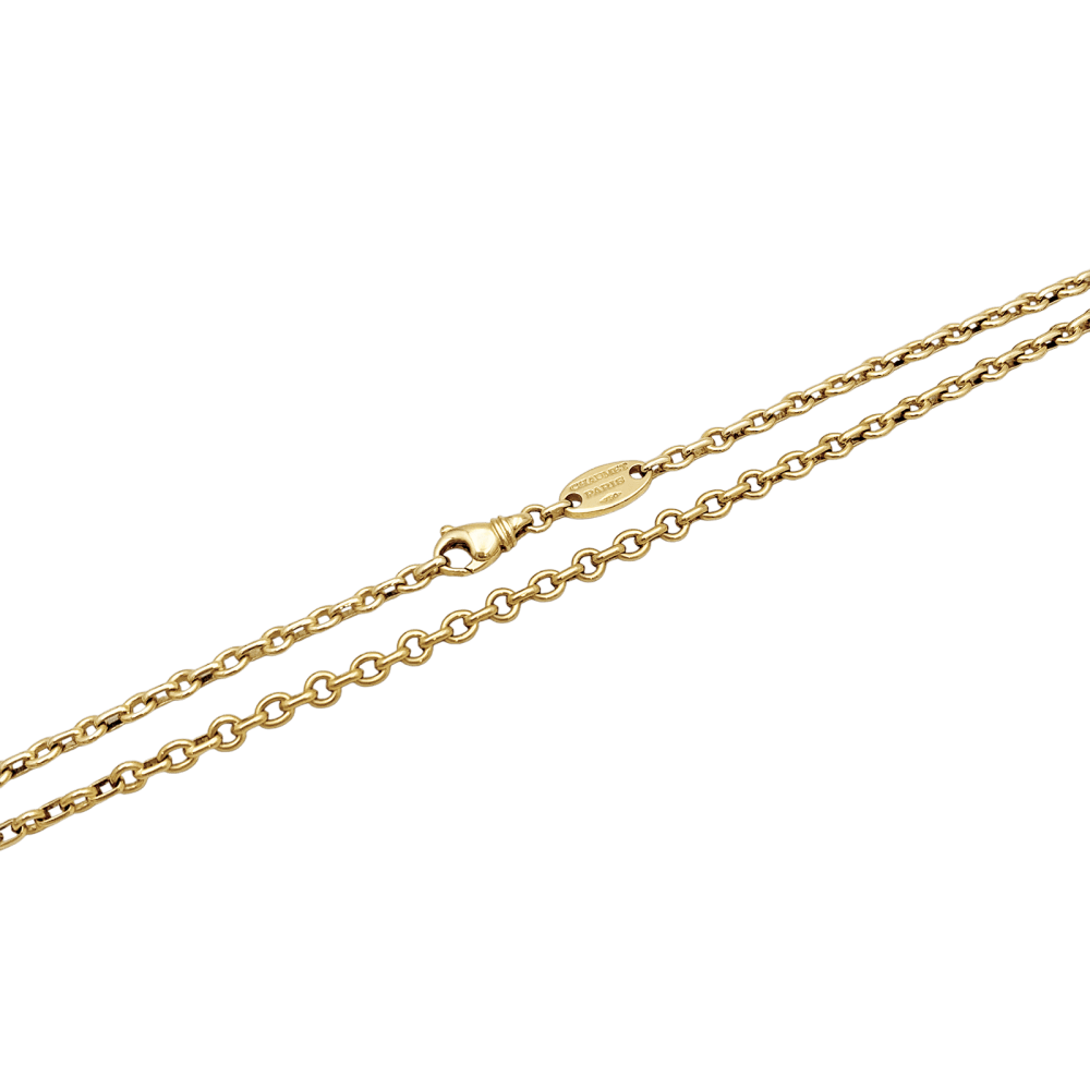 Collier Chaumet, or jaune. - Image 3