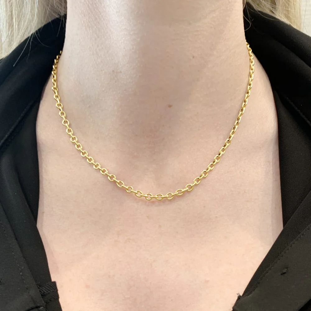 Collier Chaumet, or jaune. - Image 4