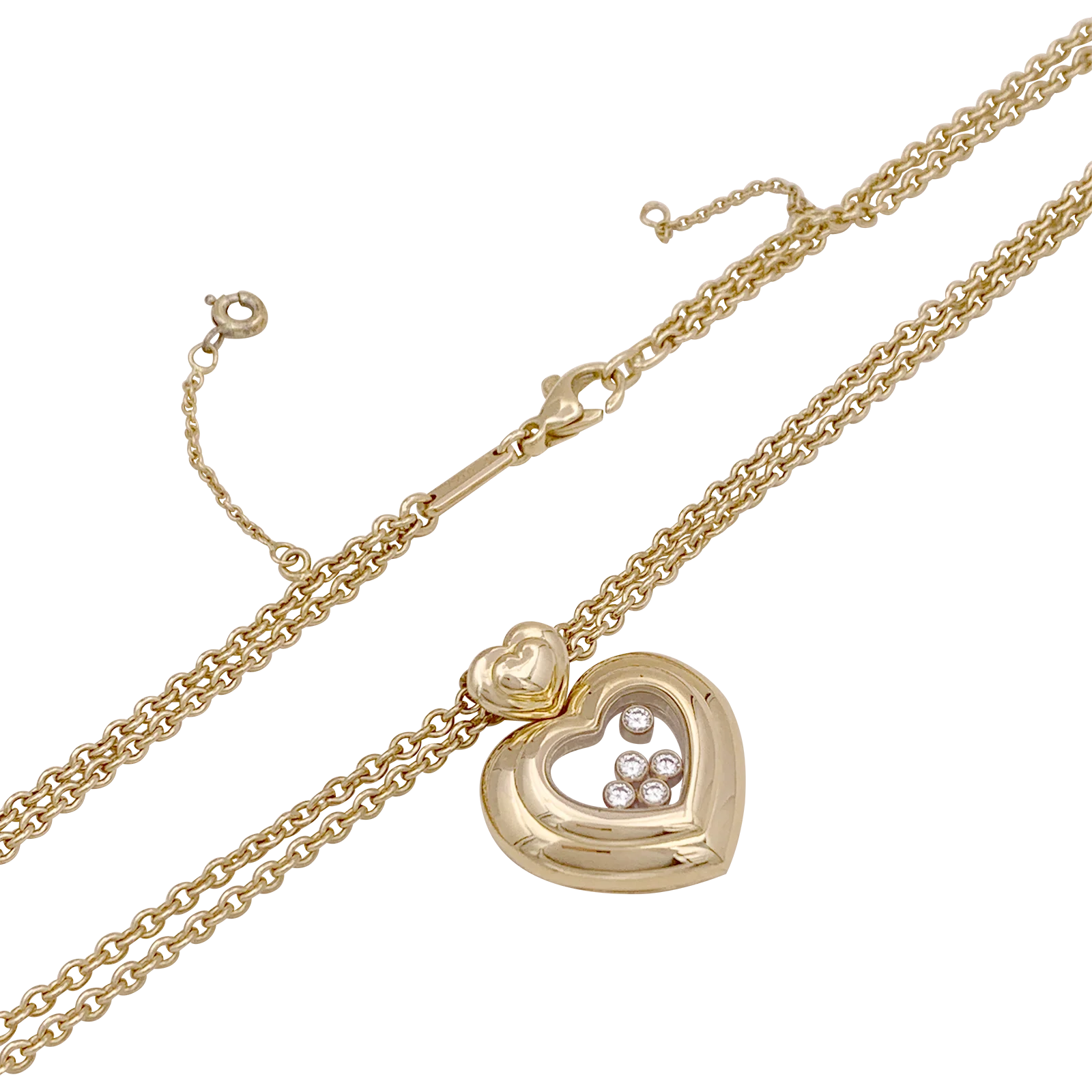 Collier Chopard "Happy Diamonds" or jaune, diamants. - Image 3