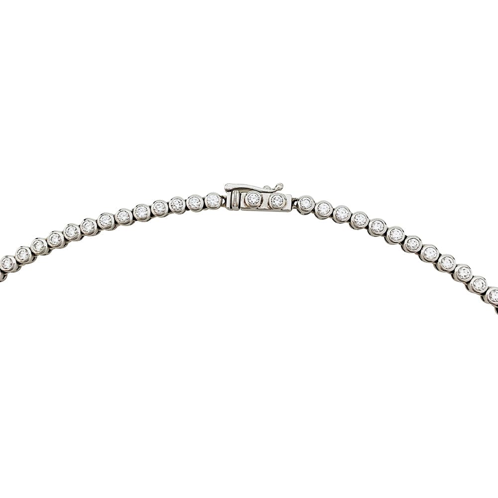 Collier cravate diamants. - Image 3