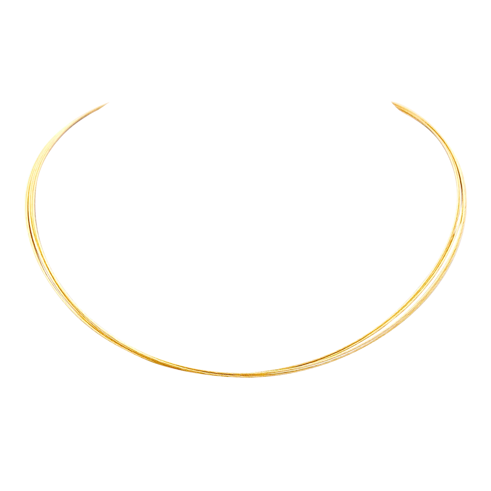 Collier DINH VAN, cinq câbles en or jaune. - Image 2