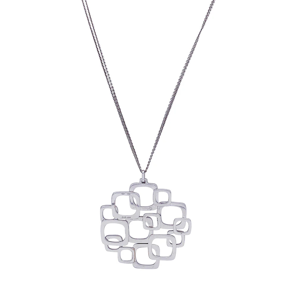 Collier Dinh Van, "Surimpression, or blanc. - Image 3