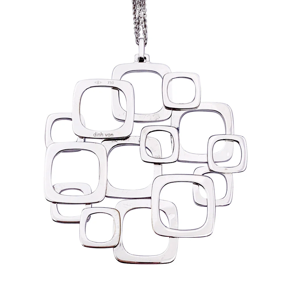 Collier Dinh Van, "Surimpression, or blanc. - Image 5