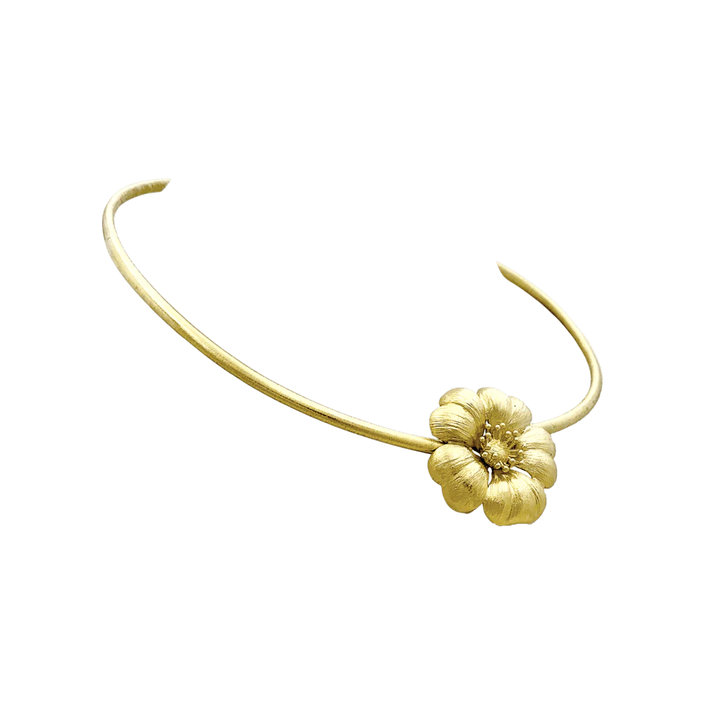 Collier Lalaounis "Fleur" en or jaune. - Image 3