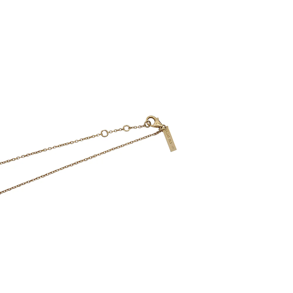Collier Morganne Bello, "Noeud", or jaune, diamants. - Image 3