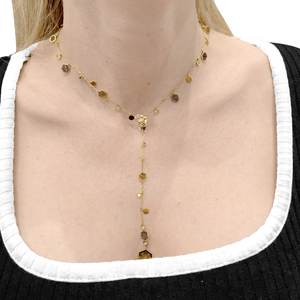 Collier Piaget, "Magic Garden Limelight", or jaune, diamants, pierres de couleur. - Image 9