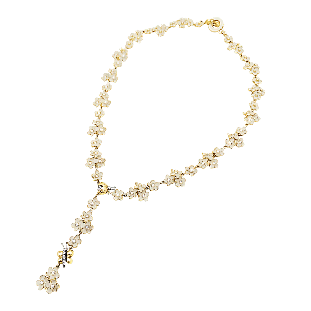 Collier Roberto Coin, émail, diamants. - Image 2