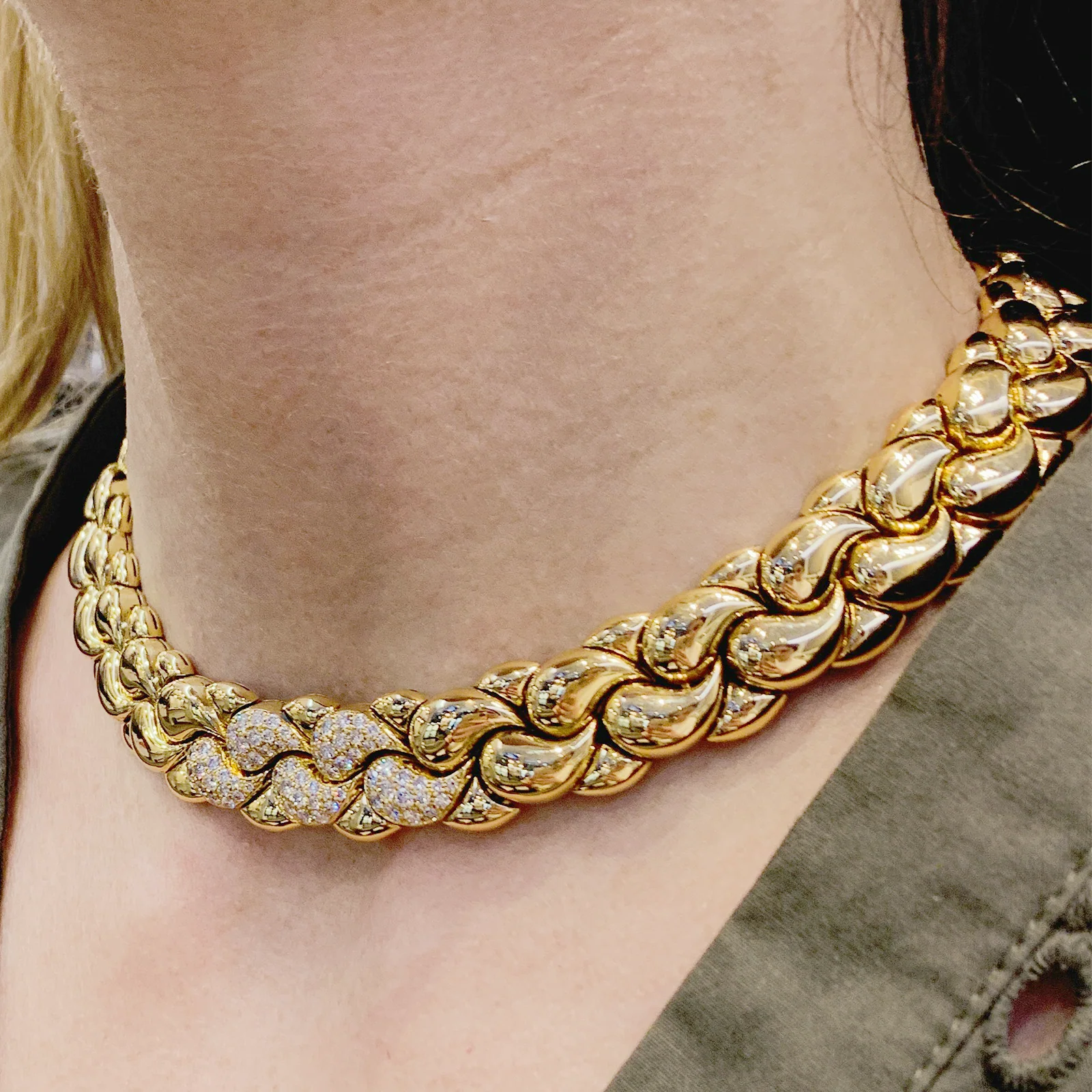 Collier-Sautoir CHOPARD CASMIR, or et diamants. - Image 5