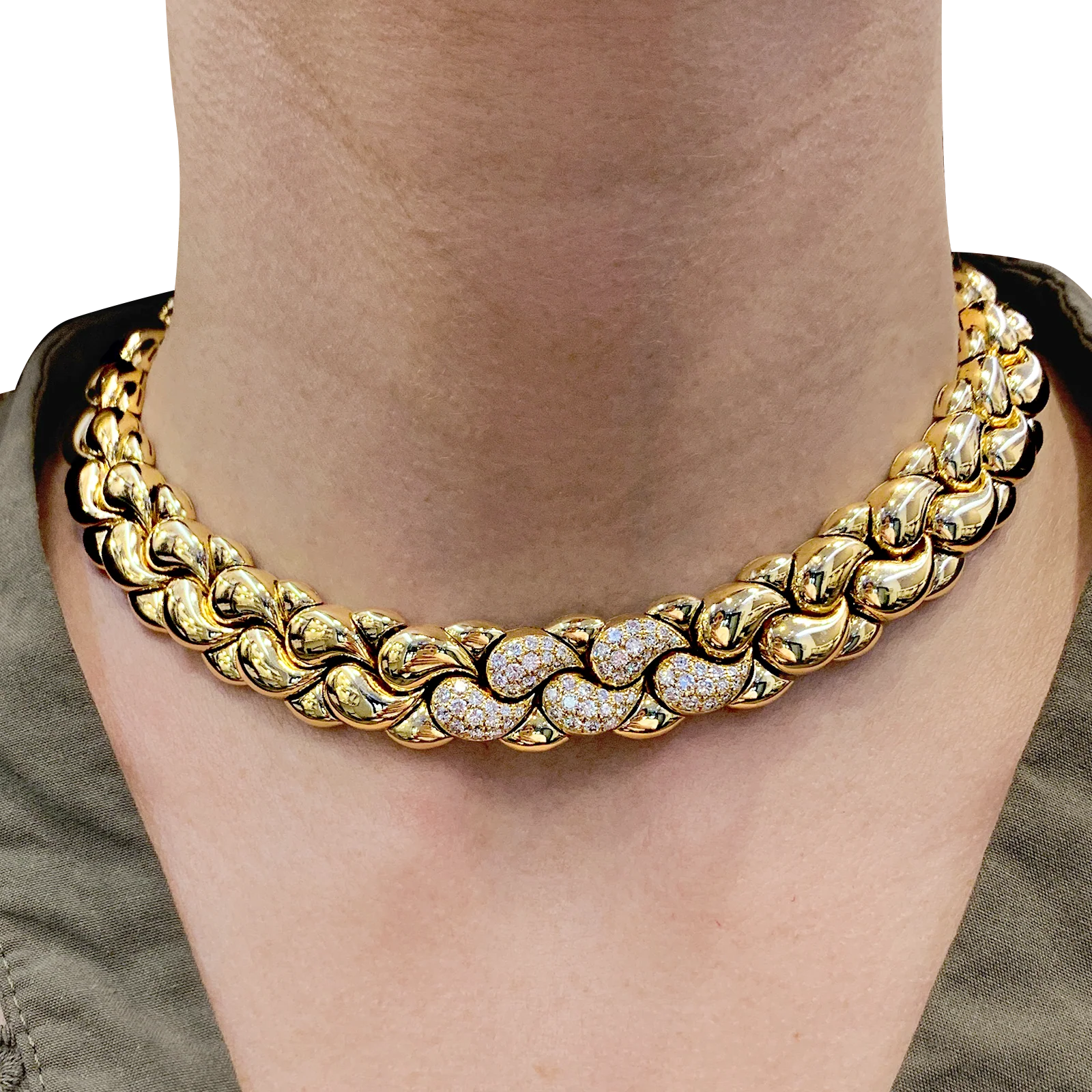 Collier-Sautoir CHOPARD CASMIR, or et diamants. - Image 6
