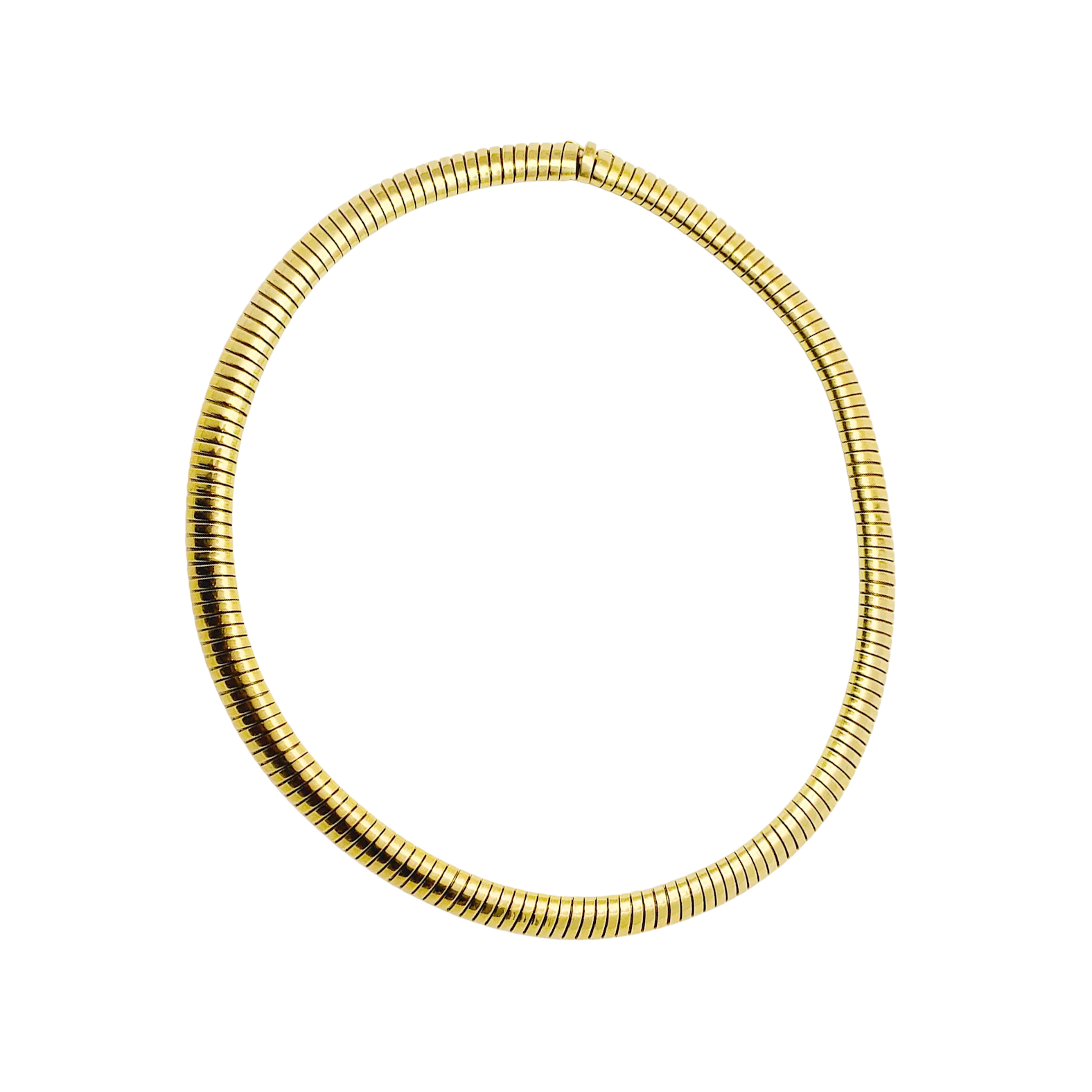 Collier, "Tubogas", or jaune. - Image 4